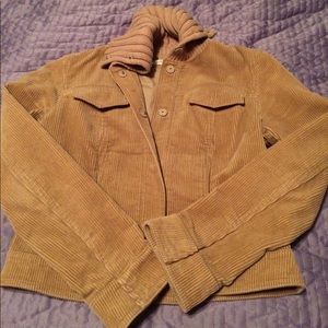 J Crew Tan Corduroy Jacket NWOT!!